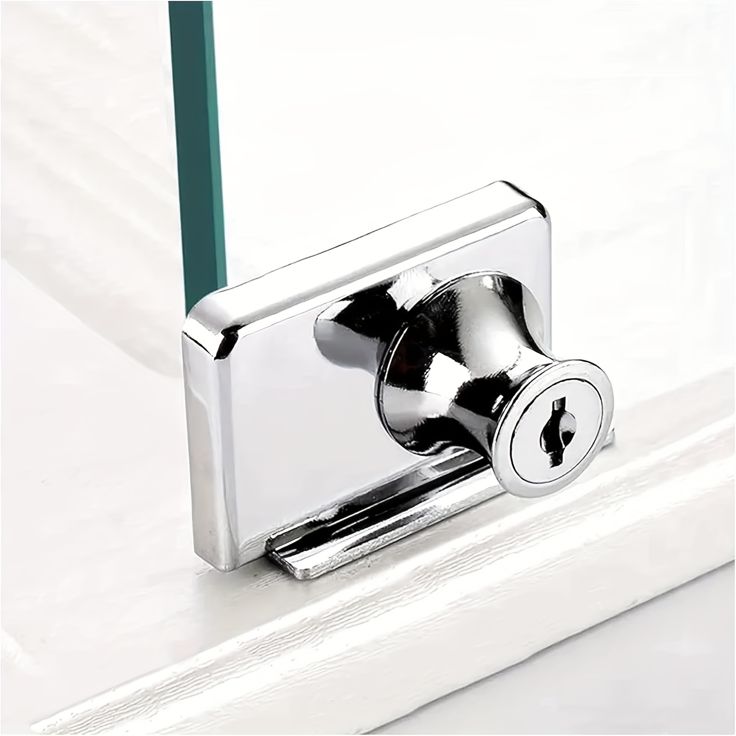 KK&FING Double Open Cabinet Door Locks Double Door 7-Shaped Folio Cabinet  Lock Letterbox Lock Iron