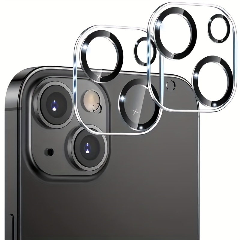 

2pcs Tempered Glass Camera Lens Protector For Iphone 11/12/13/14/15 Series