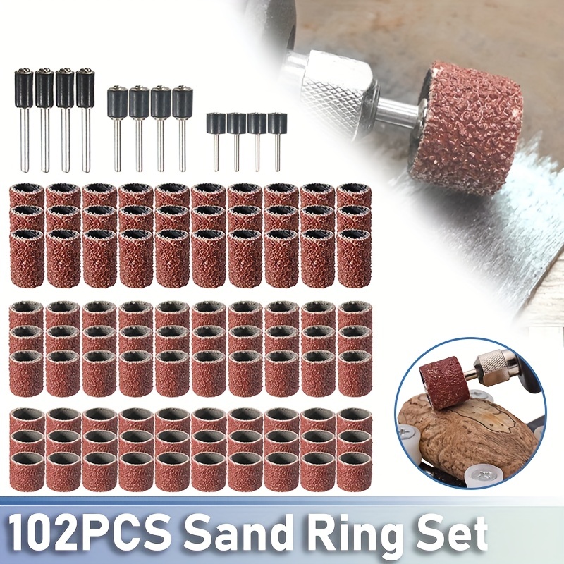 Drum Sanding Kit For Drill File Machine Bits Ring Sanding - Temu