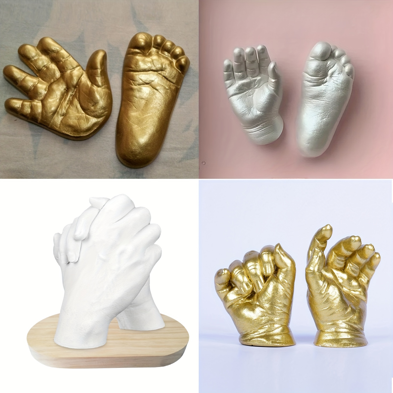 1pc Hand Casting Kit Couples & Keepsake Hand Mold Kit Couples For