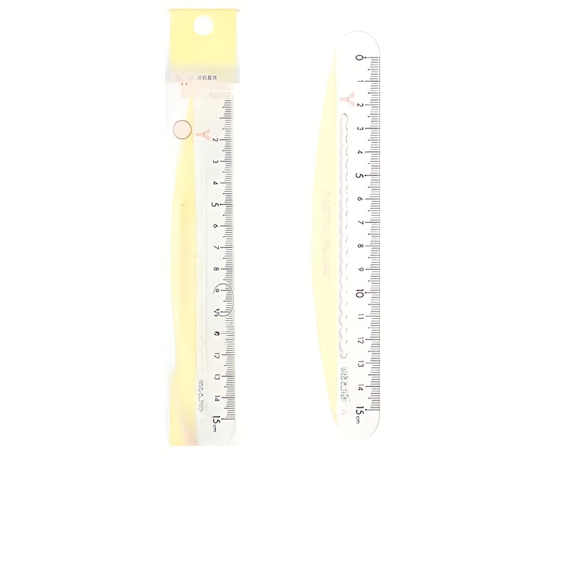 Transparent Ruler Office Supplies Learning Supplies Simple - Temu