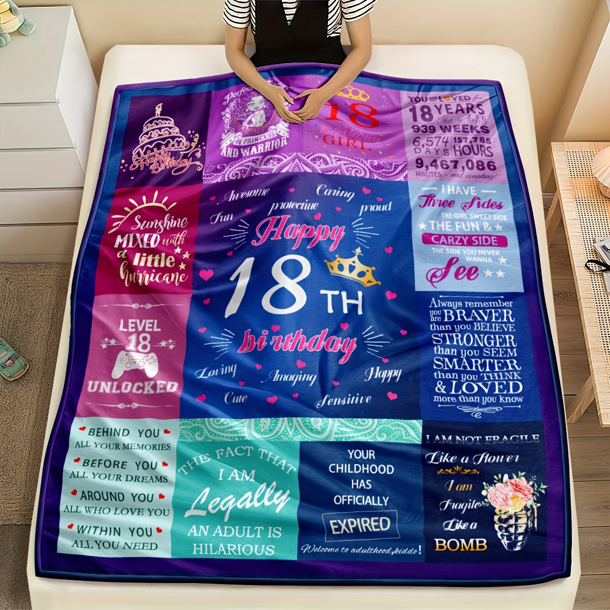 1pc 12 Year Old Girl Gift Ideas Blanket, Gifts For 12 Year Old Girls,  Birthday Gifts For 12 Year Old Girls, 12th Birthday Gifts For Girls, 12th  Birthd