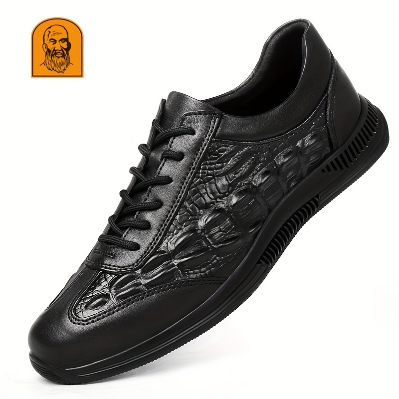 Mens Trendy Non Slip Sneakers Comfy Non Slip Casual Lace Up Shoes