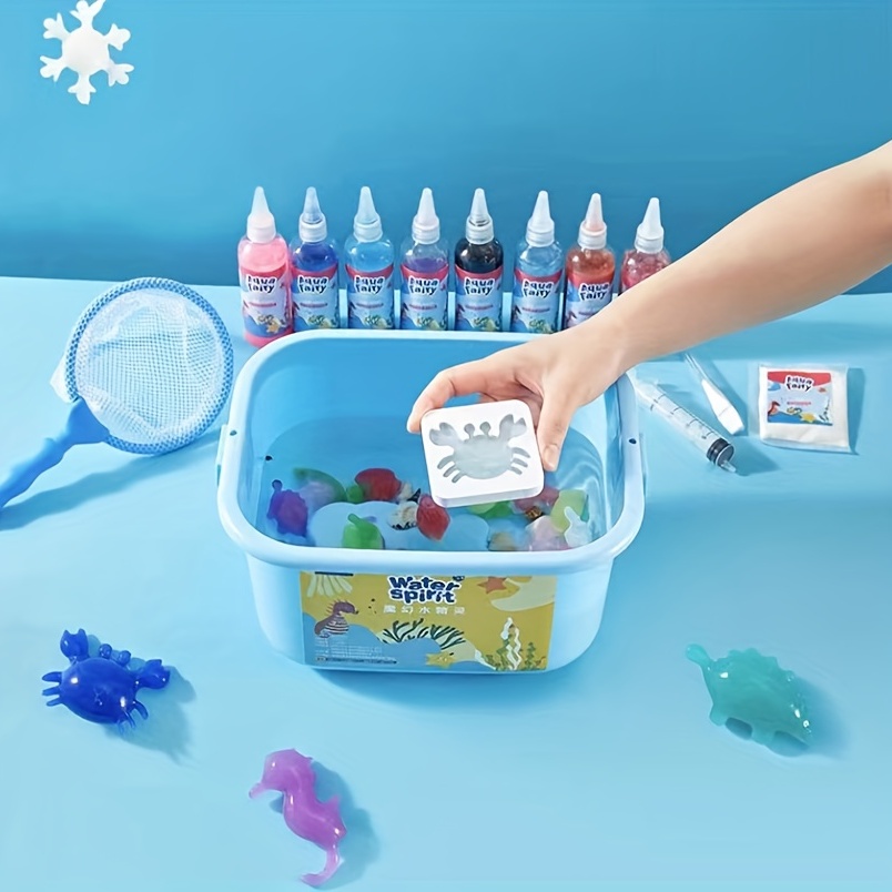  AKMADM Magic Water elf, Handmade Water Toy, 2023 Creative Magic  Water Toy Creation kit, Children's DIY Aqua Fairy Marine Life, 12 Shapes  Mold Water elf Set (12 Colors) : Toys & Games
