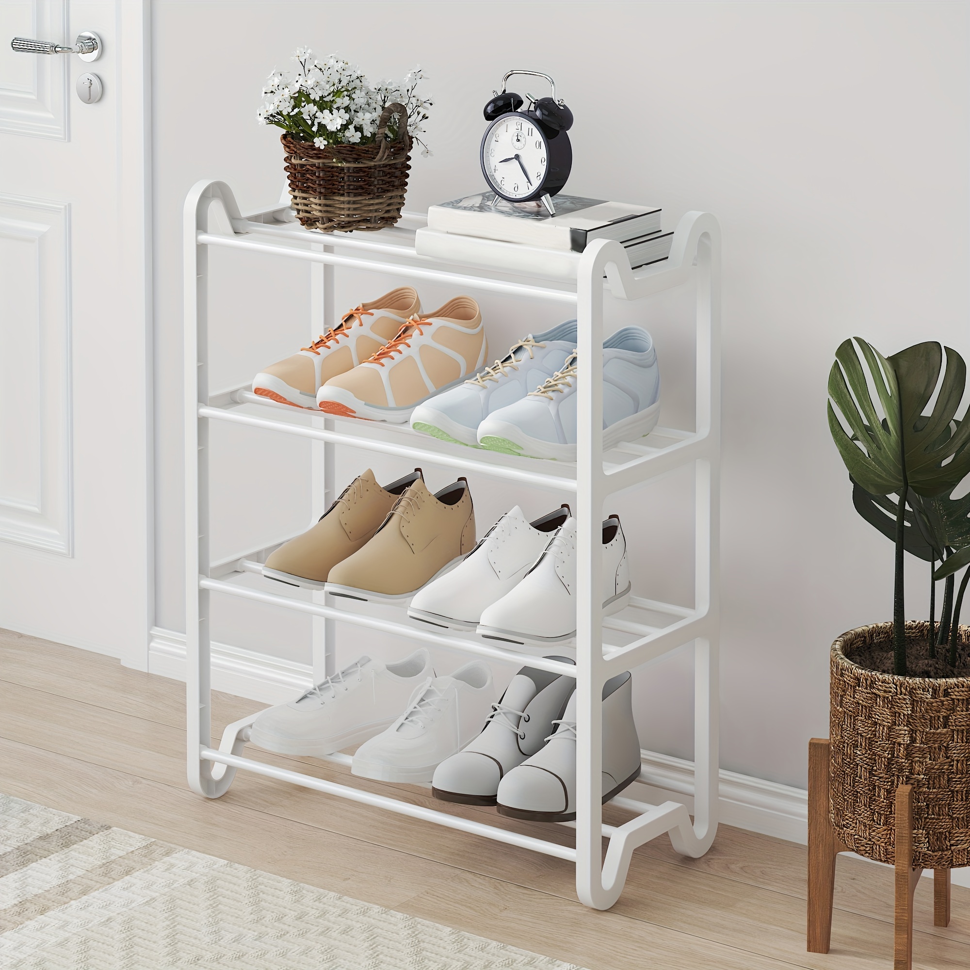 Simple Shoe Cabinet Dust proof Multi layer Shoes Storage - Temu