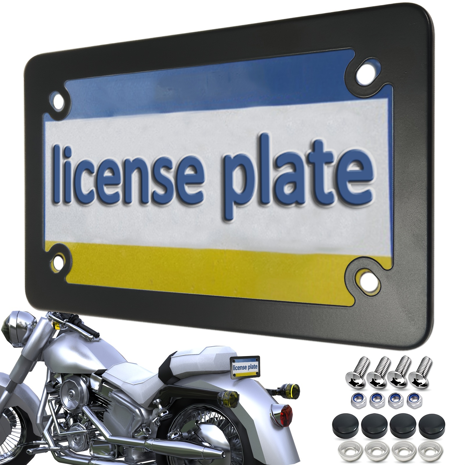 Motorrad Kennzeichen halterung Rücklicht fest klappbare Nummern schild  Rahmen halter Licht halterung Universal Motorrad Überholung steile
