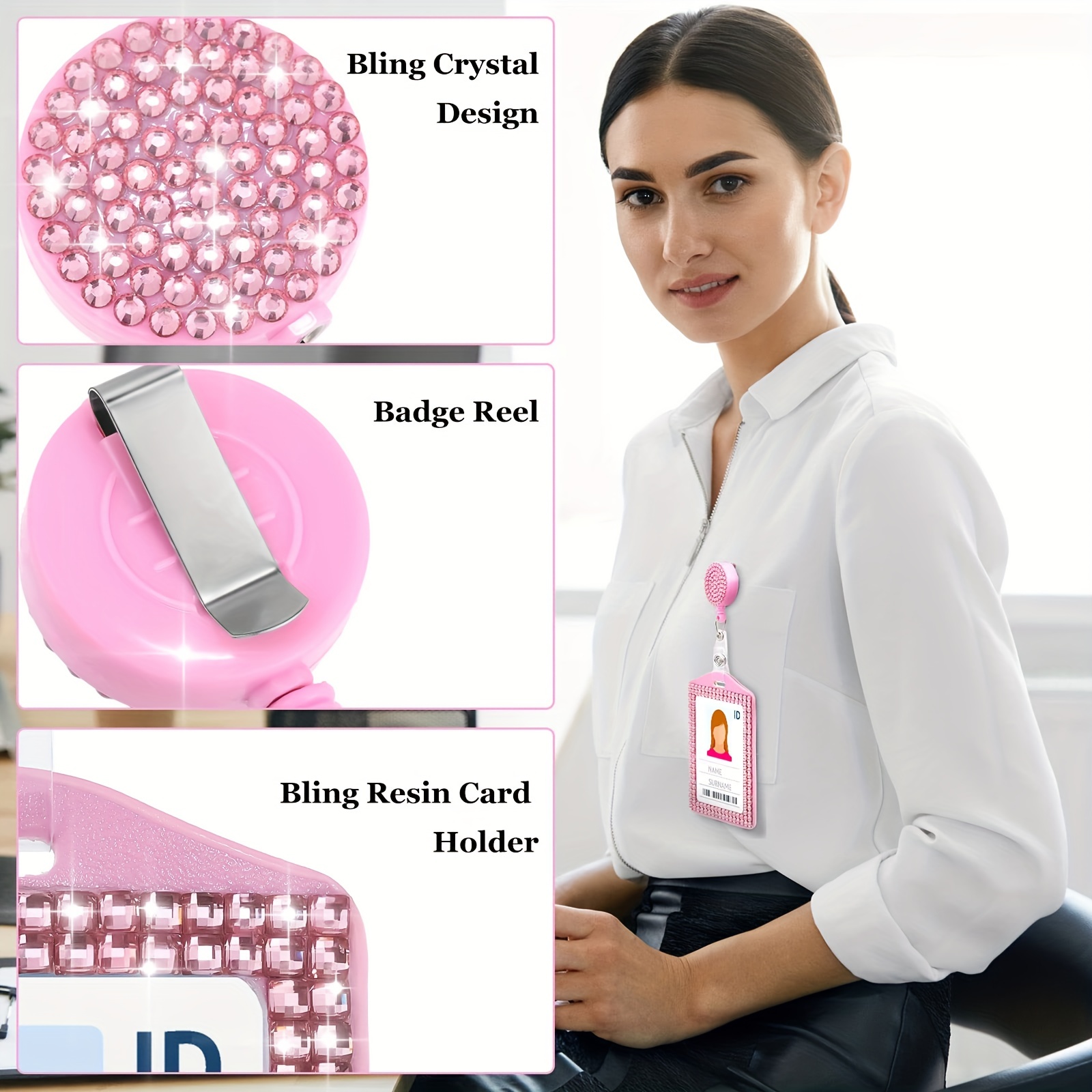 Bling Badge Reels for Healthcare Workers