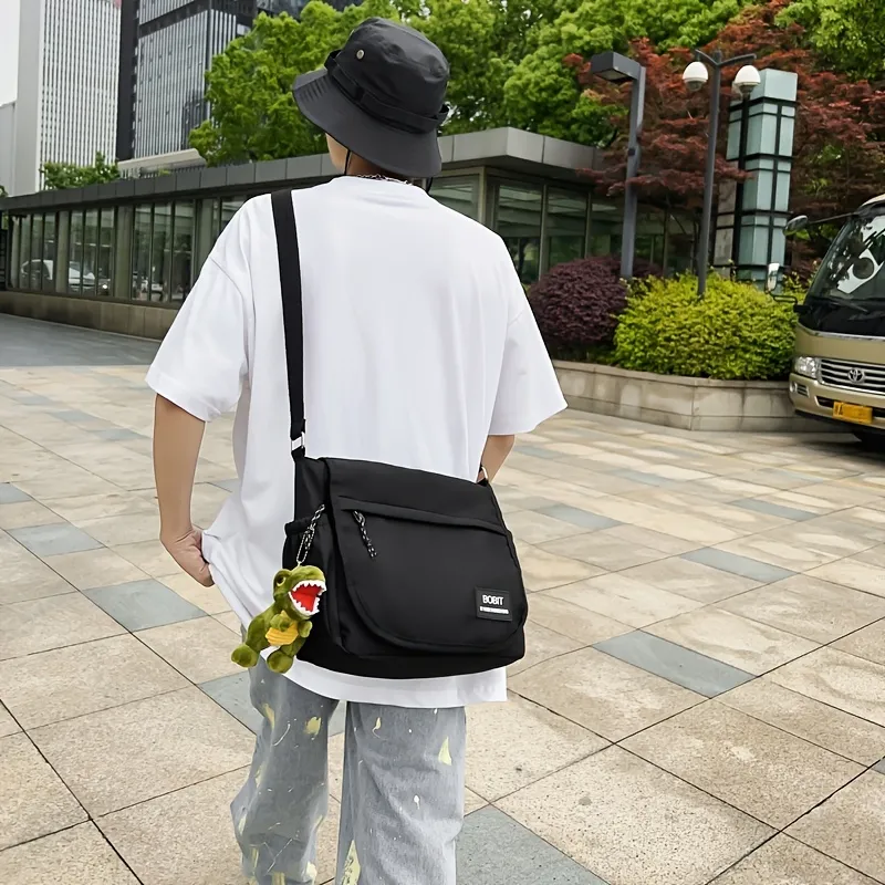 Fashionable Cross Body Bag Male Large Capacity Single Shoulder Bag Female  Student Casual Backpack Messenger Bag Japanese Bag Male - Bags & Luggage -  Temu
