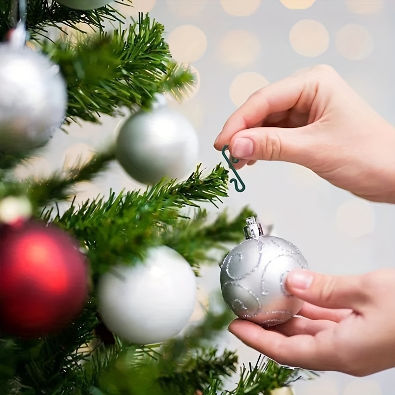 Plastic S shaped Hook Mini Christmas Tree Decoration Hook - Temu Canada