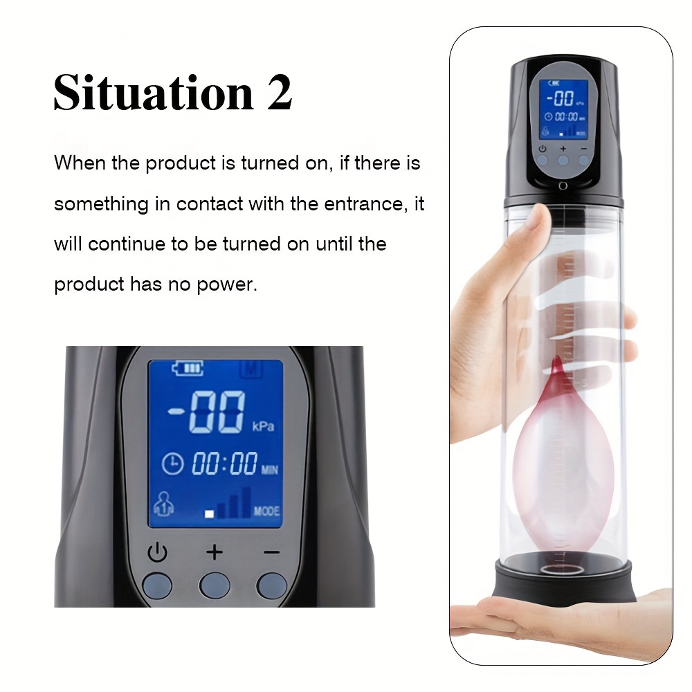 Electric Penis Pump Male Penis Vacuum Pump Penis Enlarger Temu