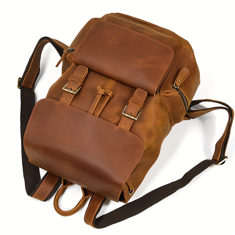 Velez leather outlet backpack