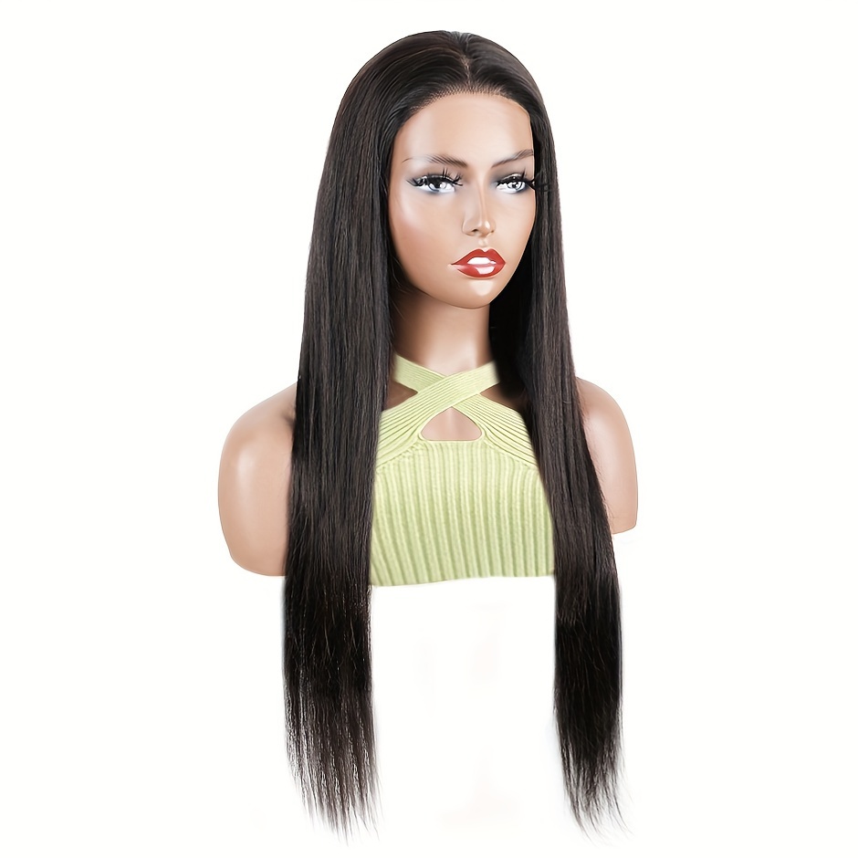 Straight Wear and Go Glueless Human Hair Wig Pre Plucked & Pre Cut 6x4 –  Luxury Extensions