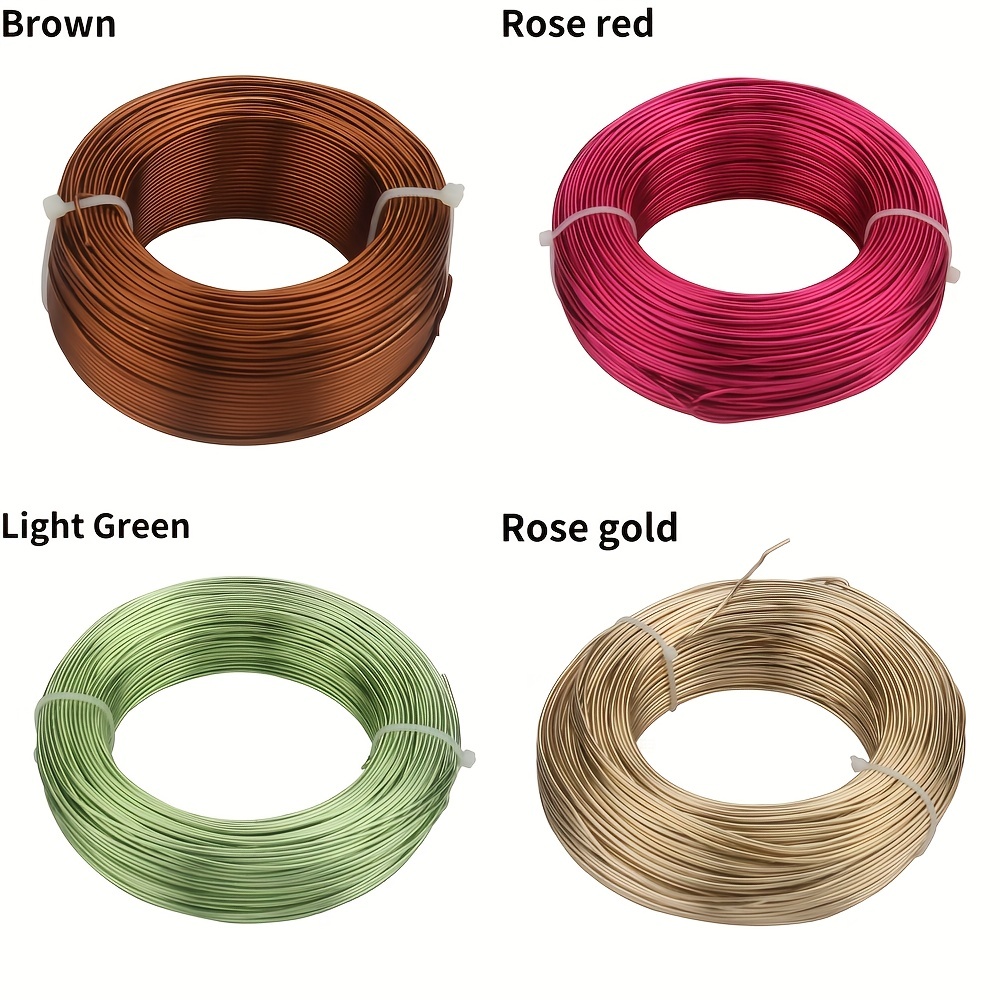 RuiLing 3 Rolls 1mm Copper Wire DIY Craft Style Formed Beading Wire  Colorful Jewelry Making Cord String Accessories for Bracelet Necklace  Brooch