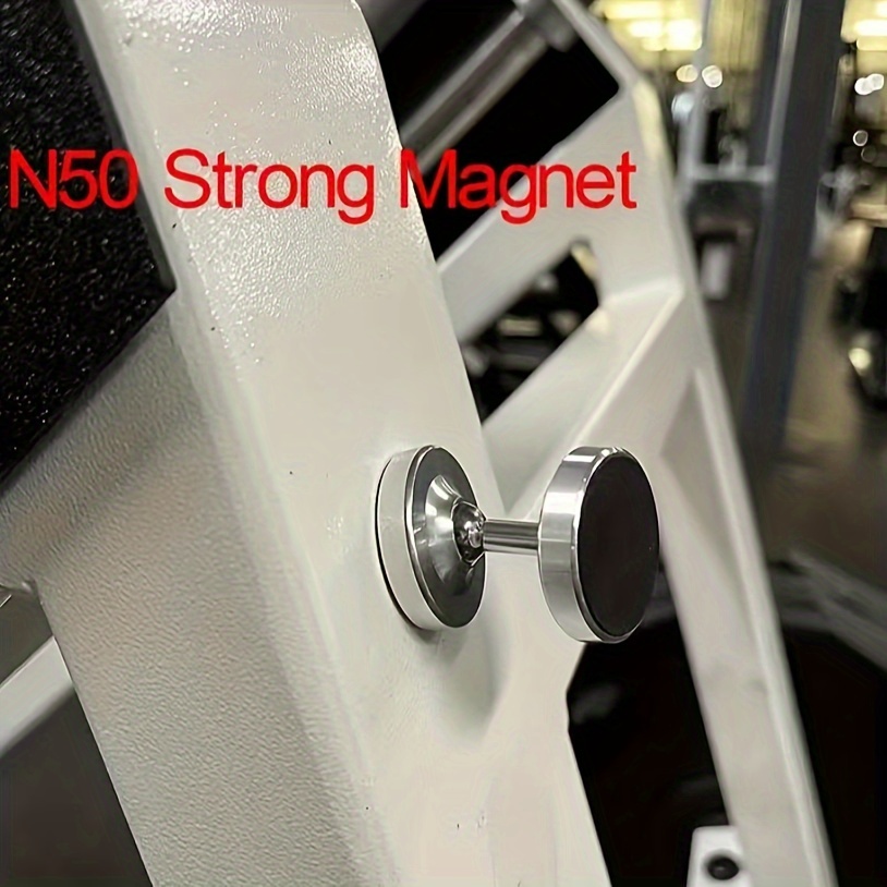 

Stay Connected & Safe: Magnetic Phone Mount & Holder For Your Gym & Car!