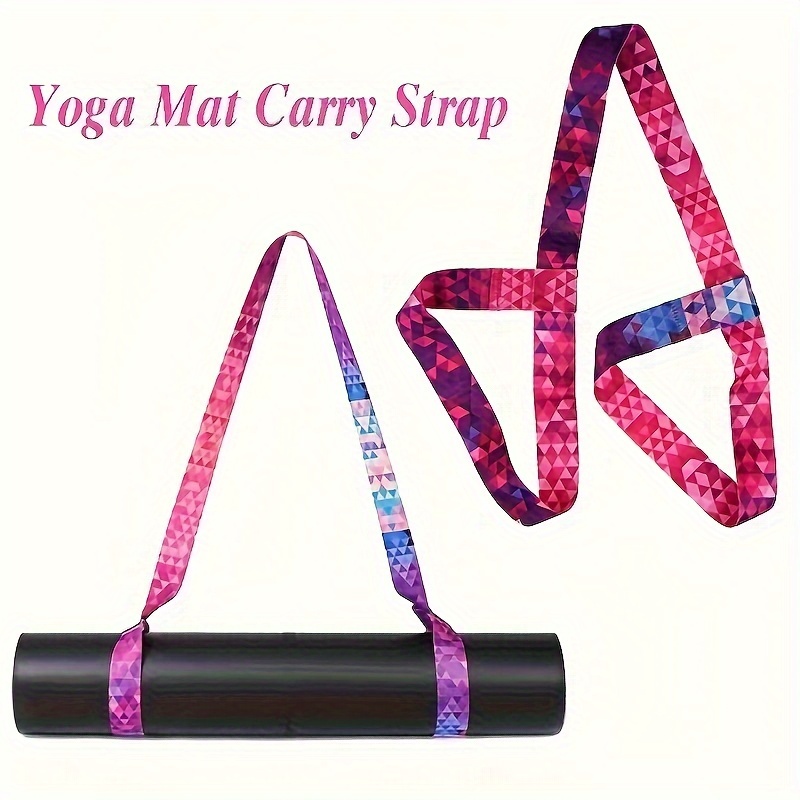 Colorful Printed Yoga Mat Binding Strap Dual Use Yoga - Temu