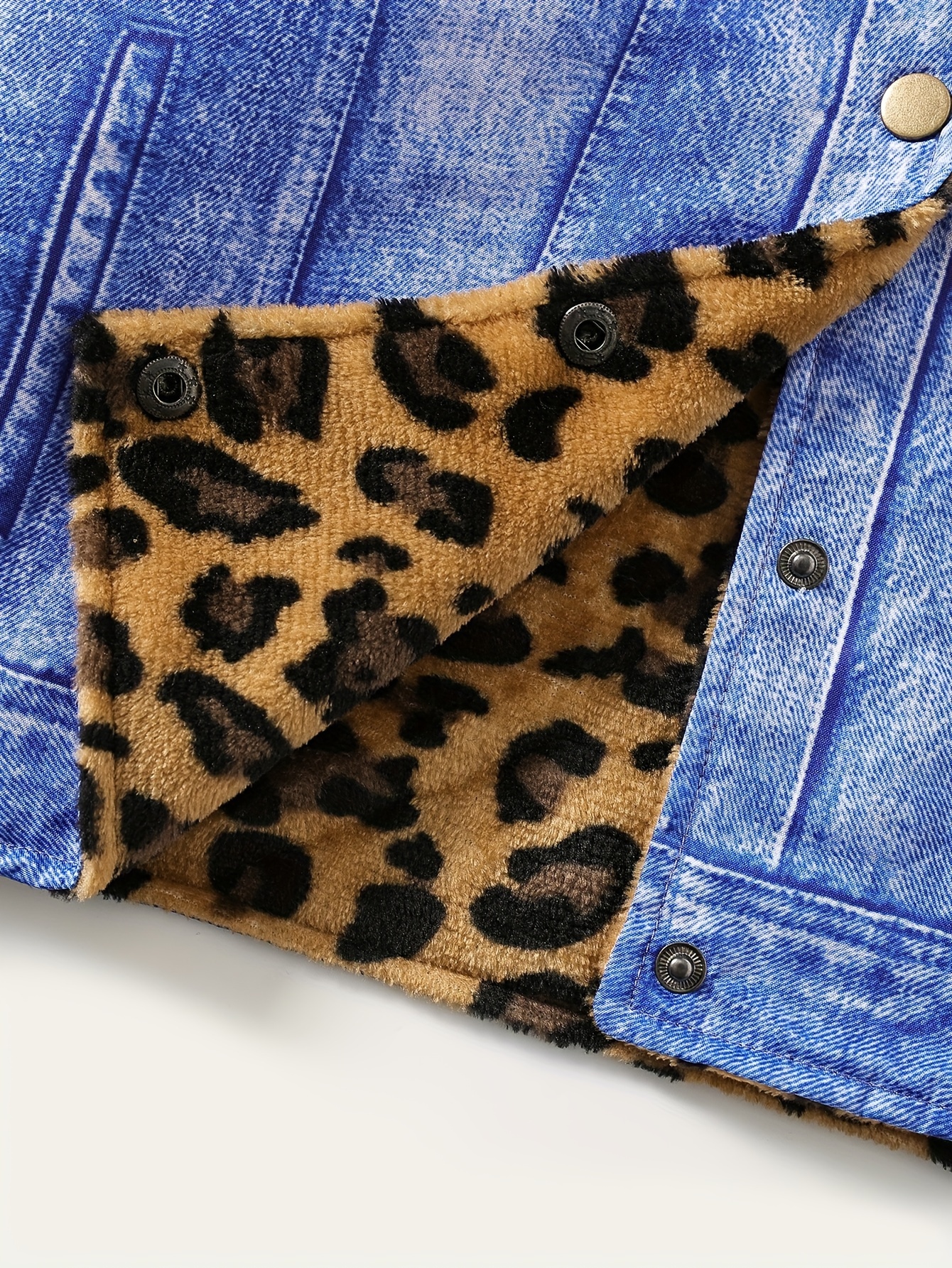 Yellow leopard print denim sales jacket