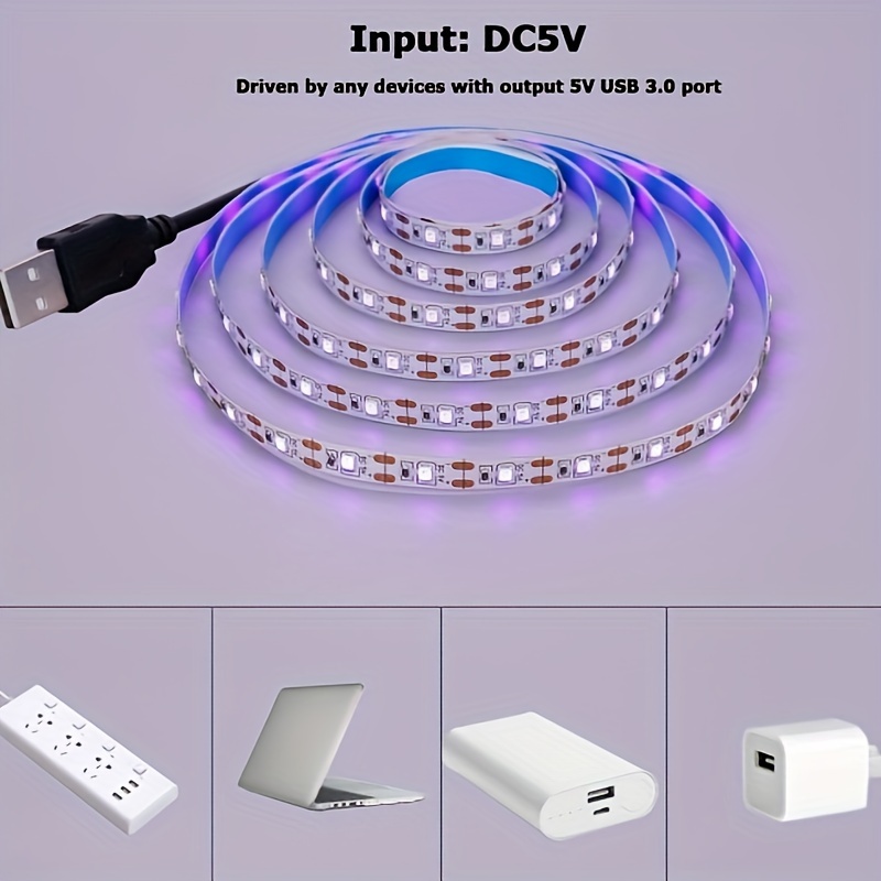 Comprar Lámpara de tira LED con sensor de movimiento inalámbrico 1M 2M 3M  Tiras LED USB 5V a prueba de agua