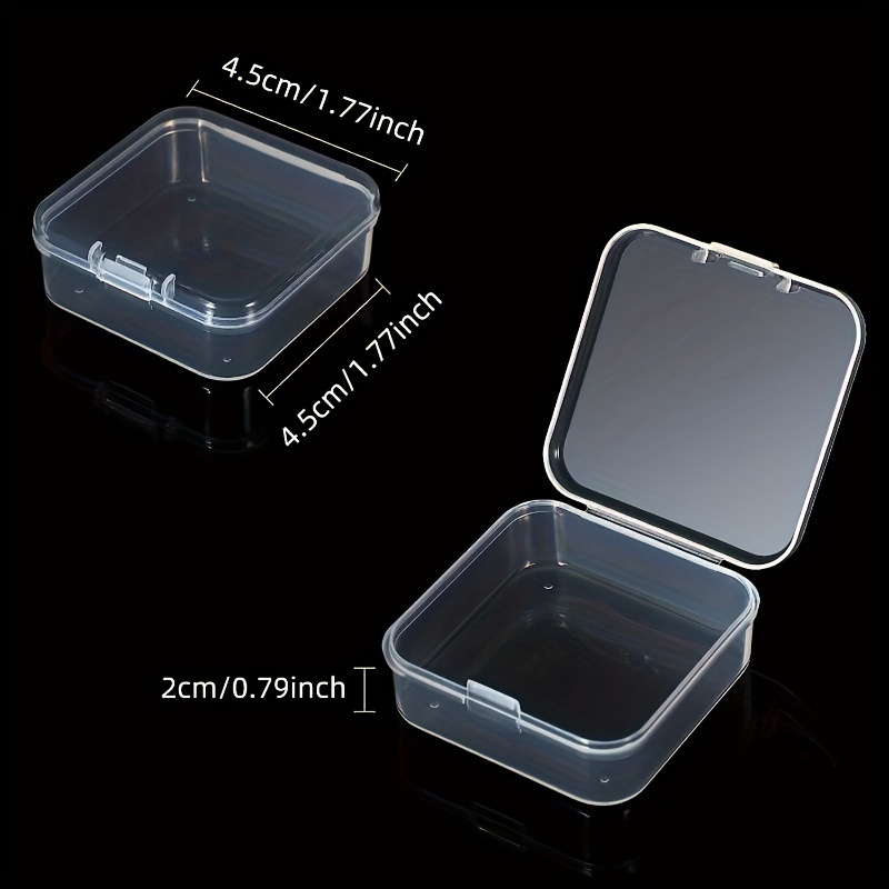 8pcs Clear Plastic Bead Storage Container, Used For Collecting