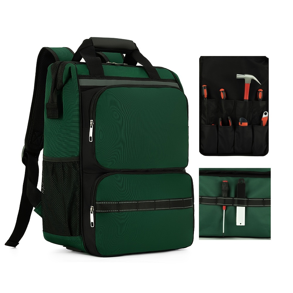 Men's Large Capacity Tool Backpack - Temu