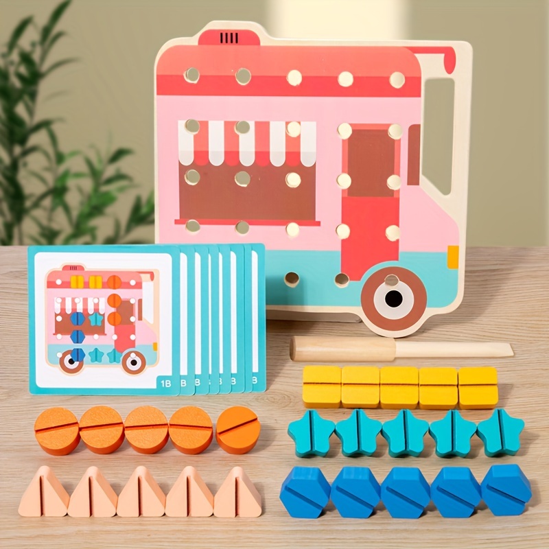 Wooden Montessori Toys - Temu