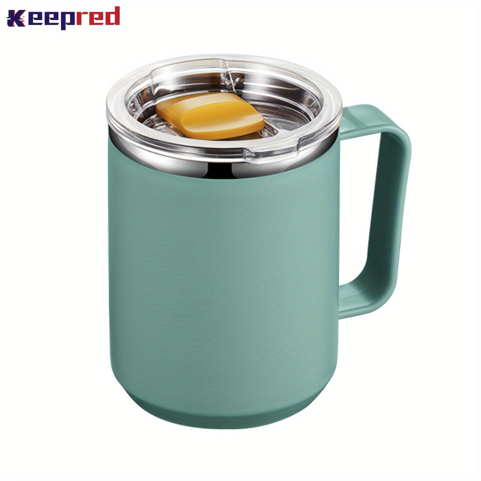 Gradient Mug Vacuum Cup Men's and Women's 304 Stainless Steel Coffee Cup  Portable Tea Brewing Pot with Handle and Lid - AliExpress