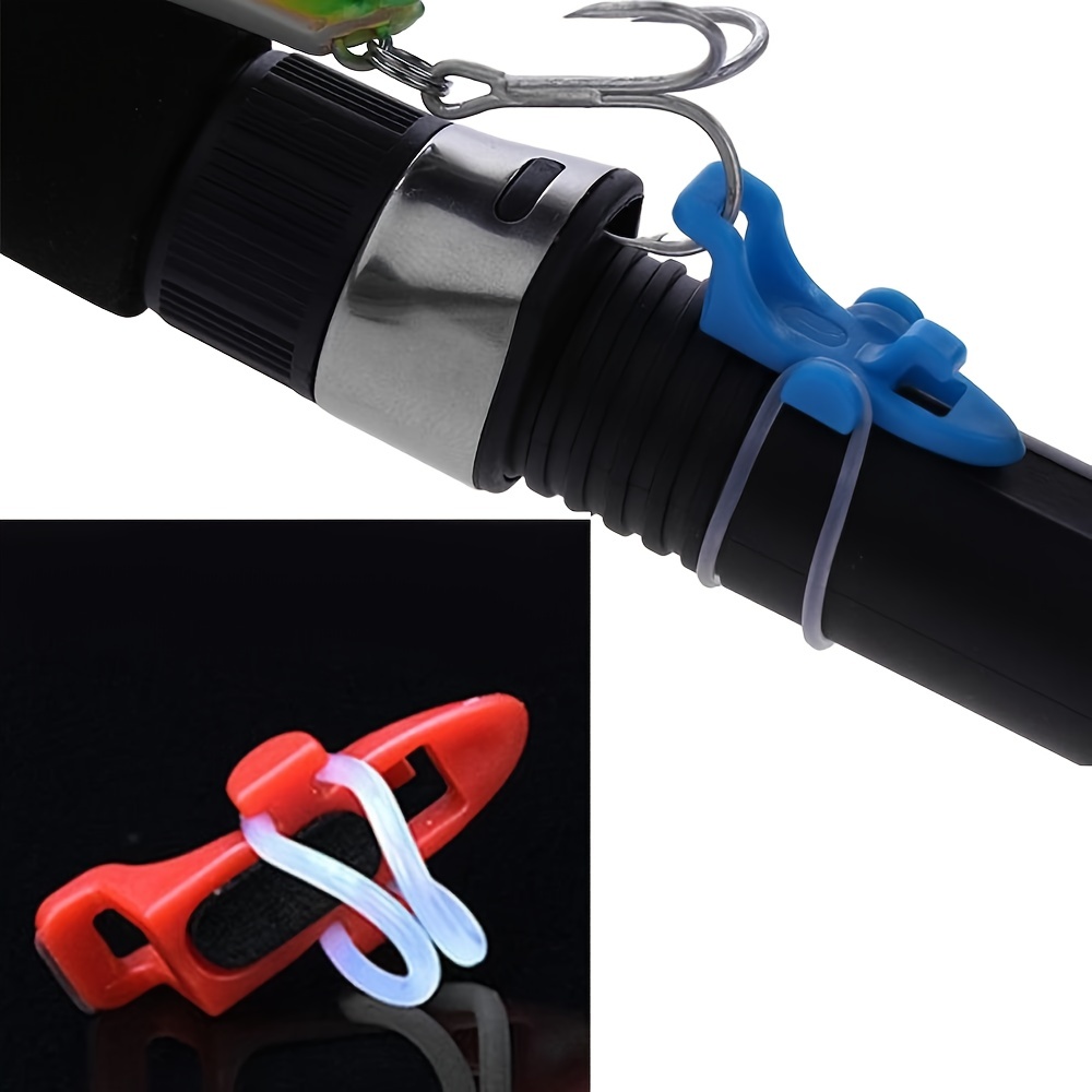 10 Colors Fishing Rod Hook Keeper 2 Sizes Silicone Rings - Temu