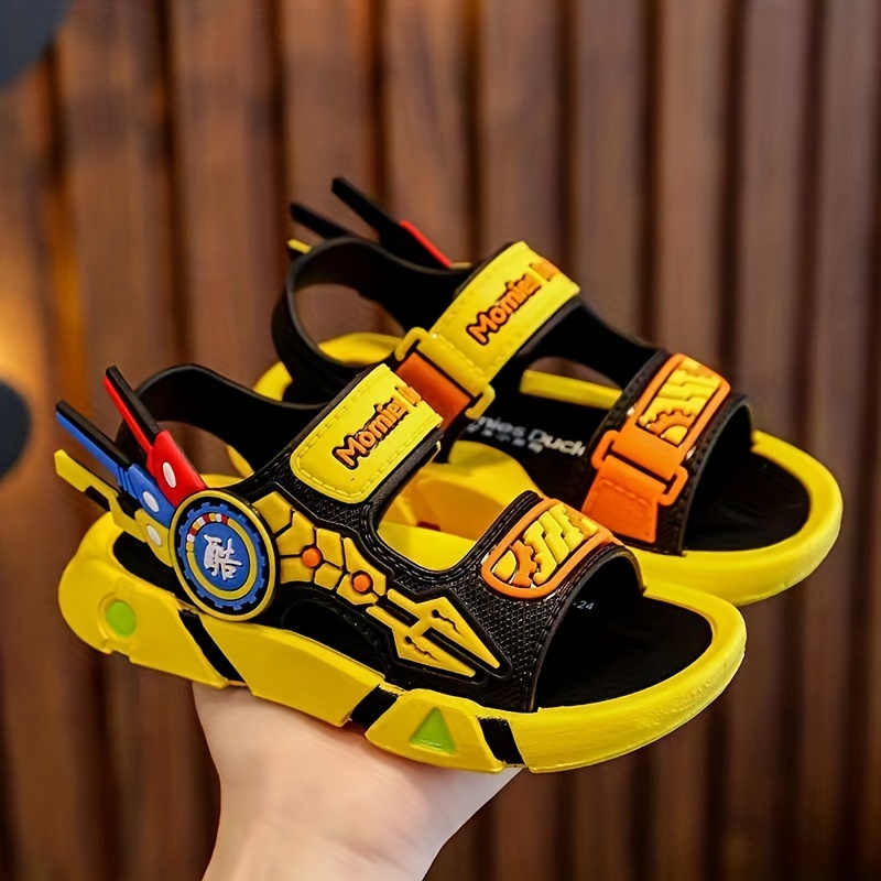 Boys Trendy Hook Loop Sandals Wear resistant Non slip Comfy - Temu