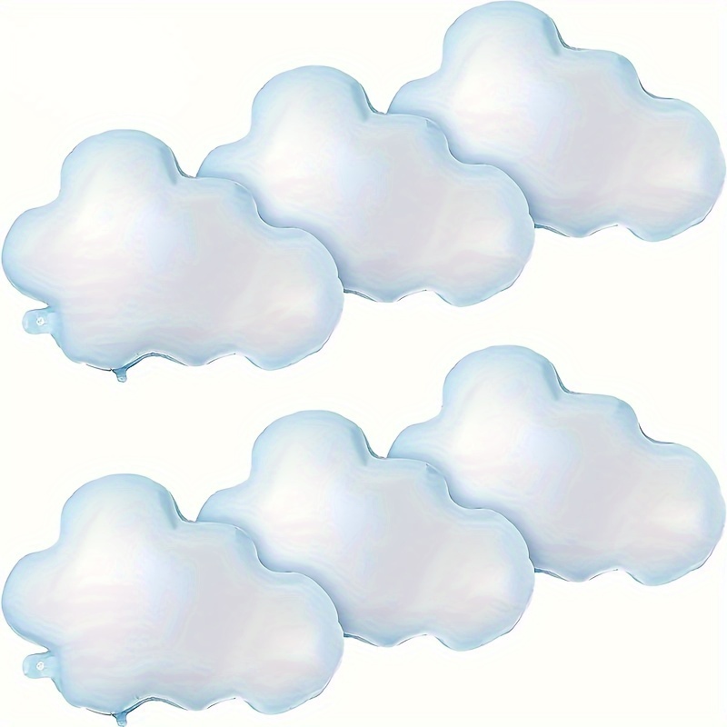 

6pcs, Cloud Balloons, Cute Cloud Balloons Cloud Themed Party, Rainbow Themed Party, Birthday Pary, Weddings, Story Themes And Festival Parties Home Decoration