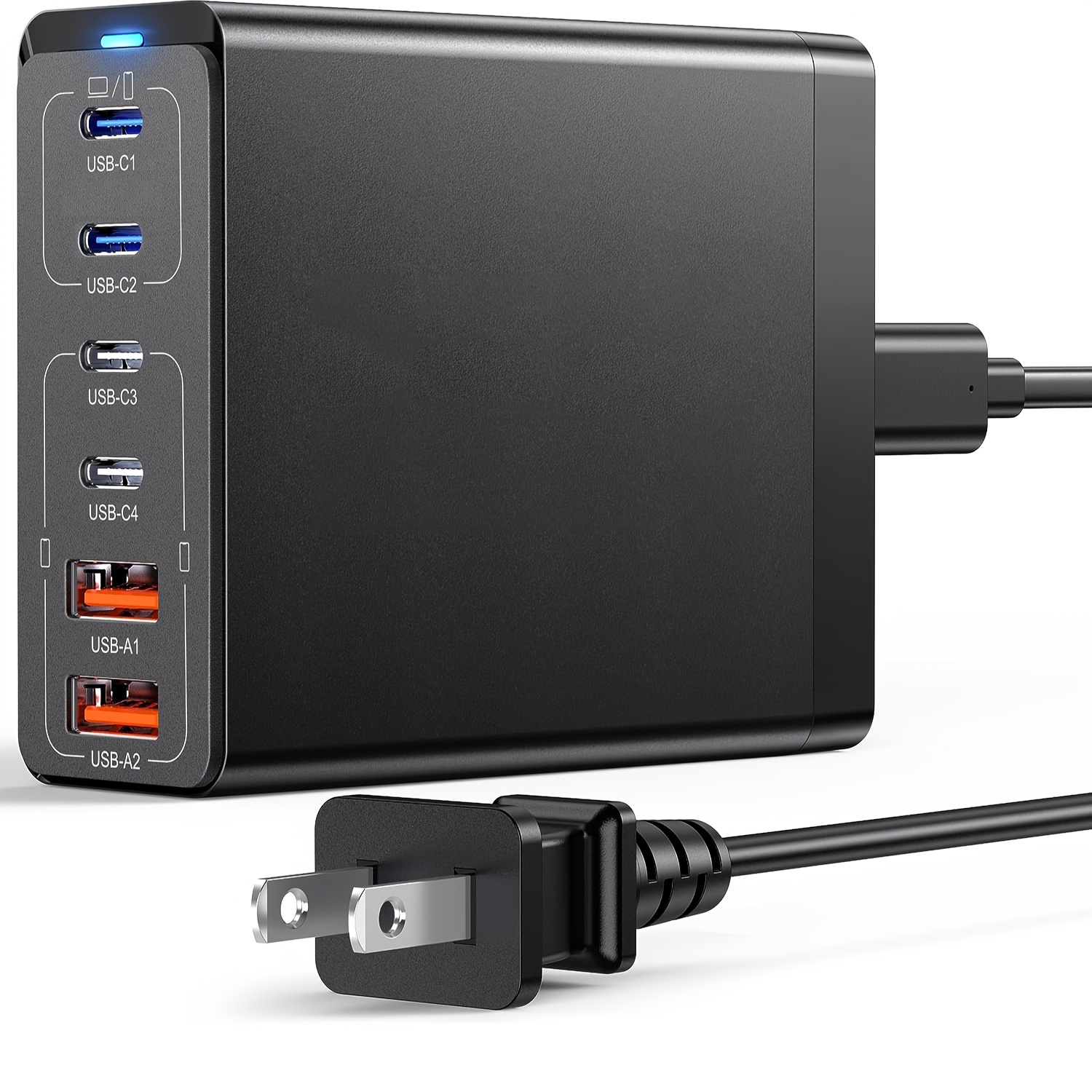 ASOMETECH 6 Ports Station De Charge USB Multiple 65W USB C - Temu Canada