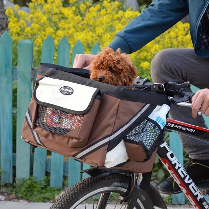 Pet Bicycle Bag for Traveling with Cats and Dogs