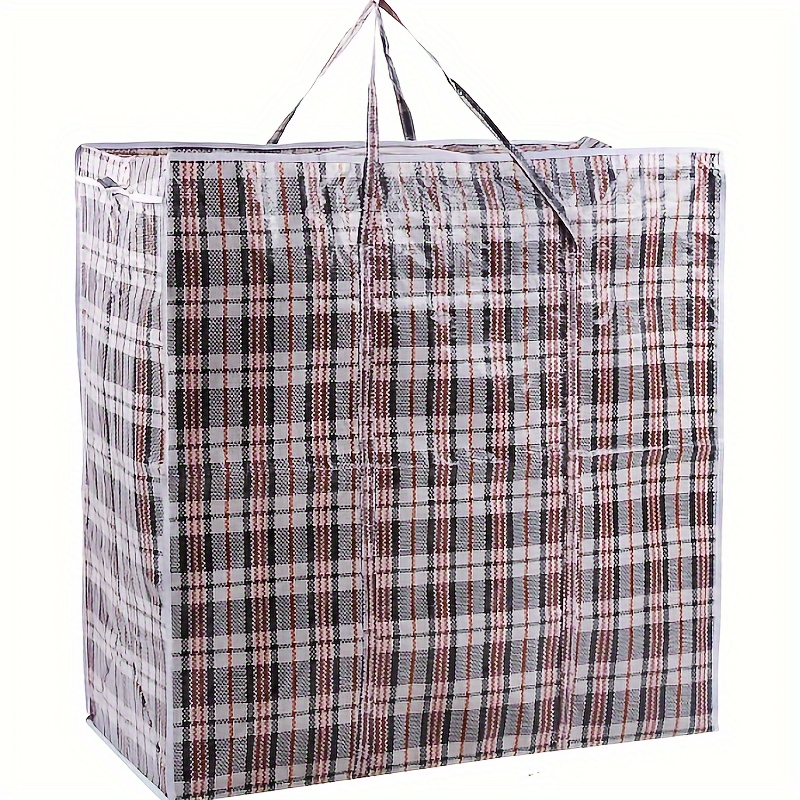 Extra Large Capacity Storage Bags With Zippers Carrying - Temu