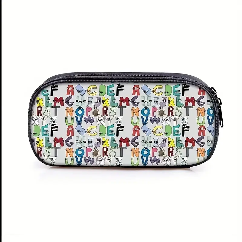 Alphabet Lore Alphabet Legend Separated Layer Pencil Case Korean Version  Pencil Case Student Pencil Case, Check Out Today's Deals Now