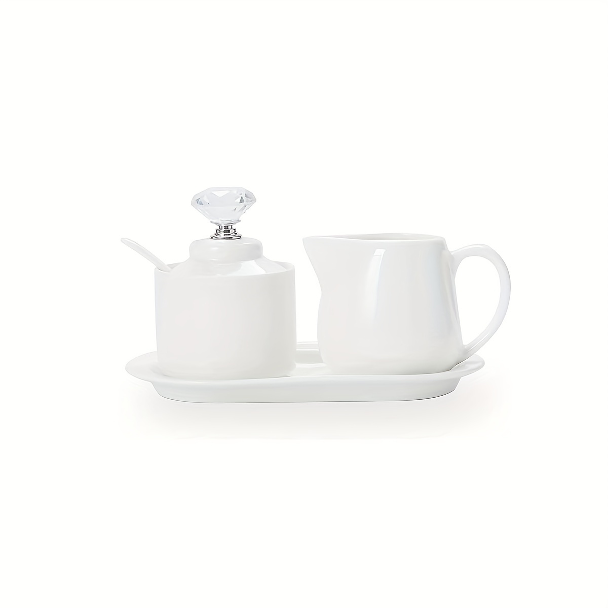 Porcelain White Water Coffee Creamer Jar - China Creamer Jar and