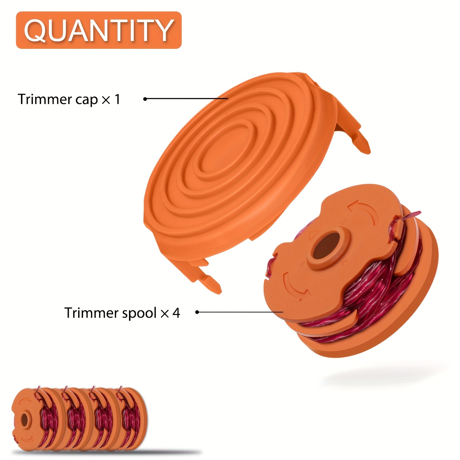 Evenlinkics Replacement Spools Compatible Worx Wa0007 Wg116 Temu