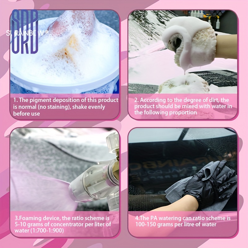 Car Pre Wash Chemical Thick Foam Suds Perfect For Foam - Temu