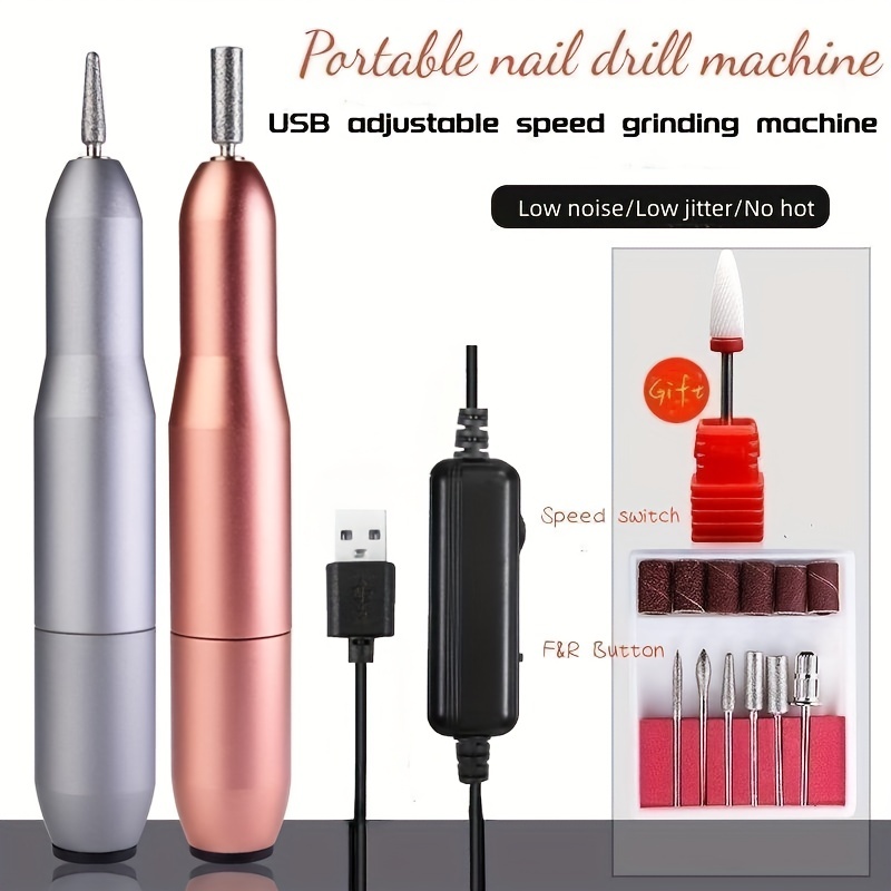 Electric Nail Drill Nail Polish Machine 30000 Rpm Grinding - Temu