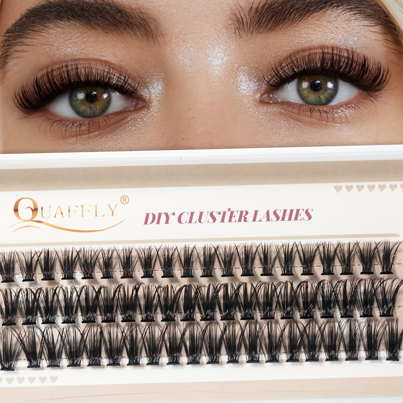 

60pcs Curler Individual Lashes 40p D Curling Lash Extensions Clusters Lashes Soft And Natural False Eyelashes Diy Eyelash Extension At Home