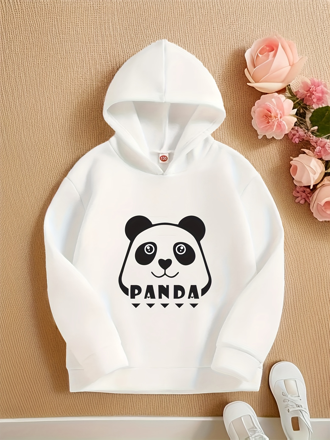 Rose sales panda hoodie