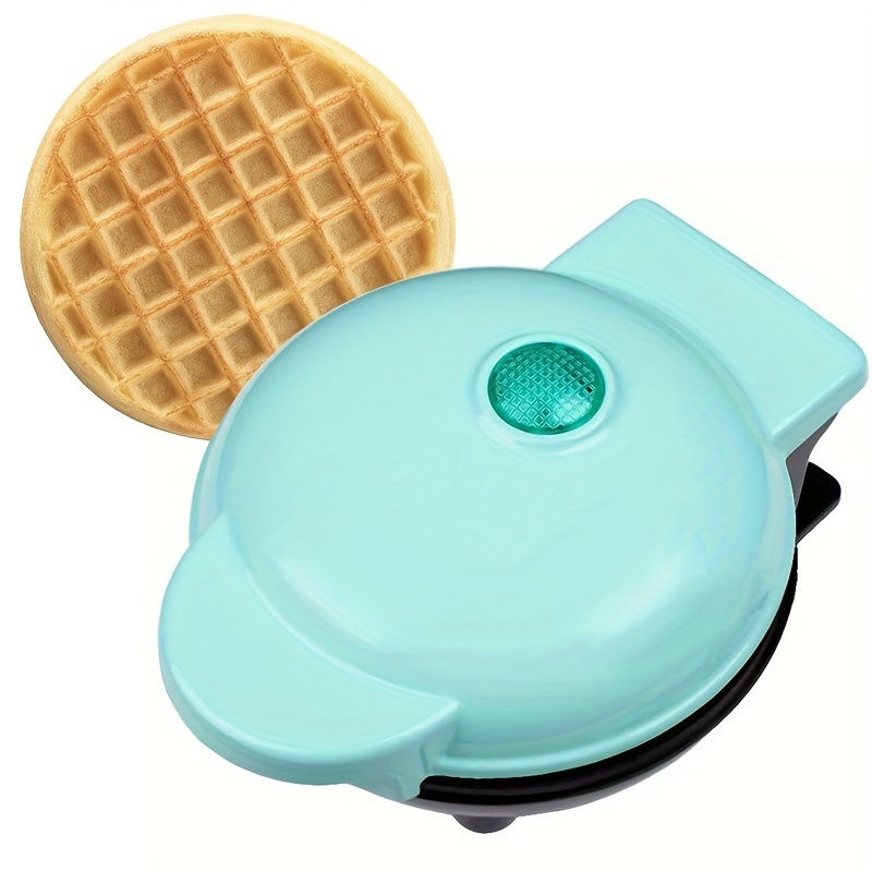 Dash, Kitchen, New Dash Teal Blue Fast And Easy 375 Watts Nonstick Mini  Waffle Bowl Maker