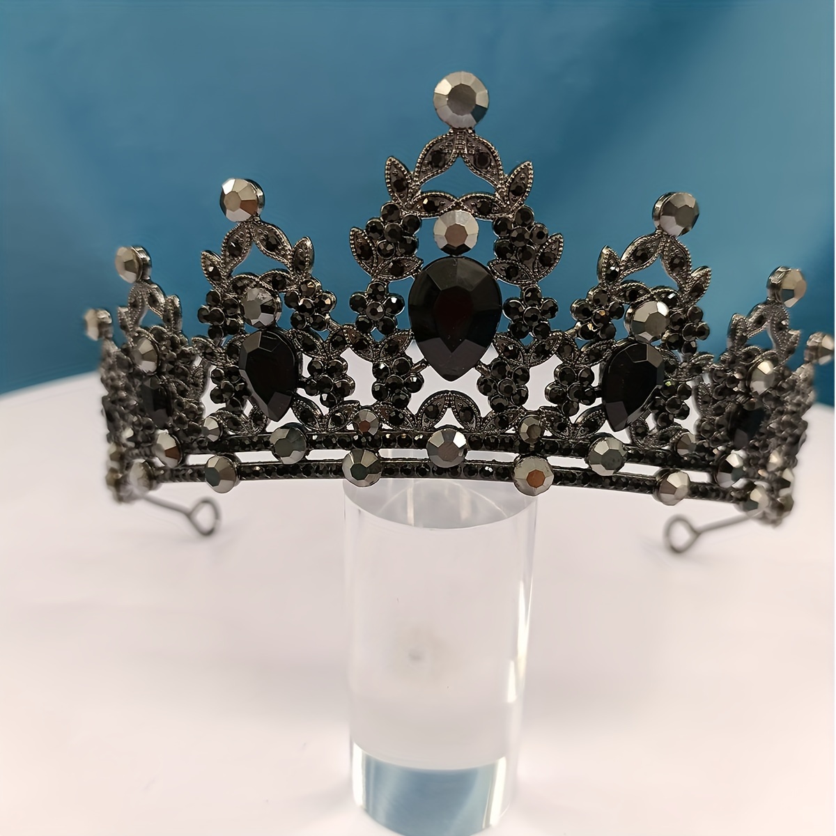 Fête de bal diadème de mariée strass demi-cercle alliage couronne princesse  couronne tête accessoires - Temu France