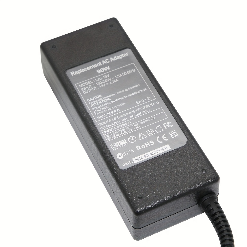 Adaptateur secteur - Chargeur pour PC Portable HP - 19V - 4.74A / 90W – 7.4  x 5.0 mm