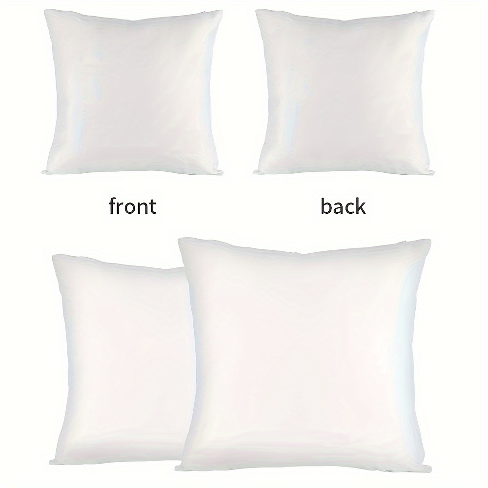 Sublimation Blanks Linen Pillow Cases Cushion Cover Throw - Temu