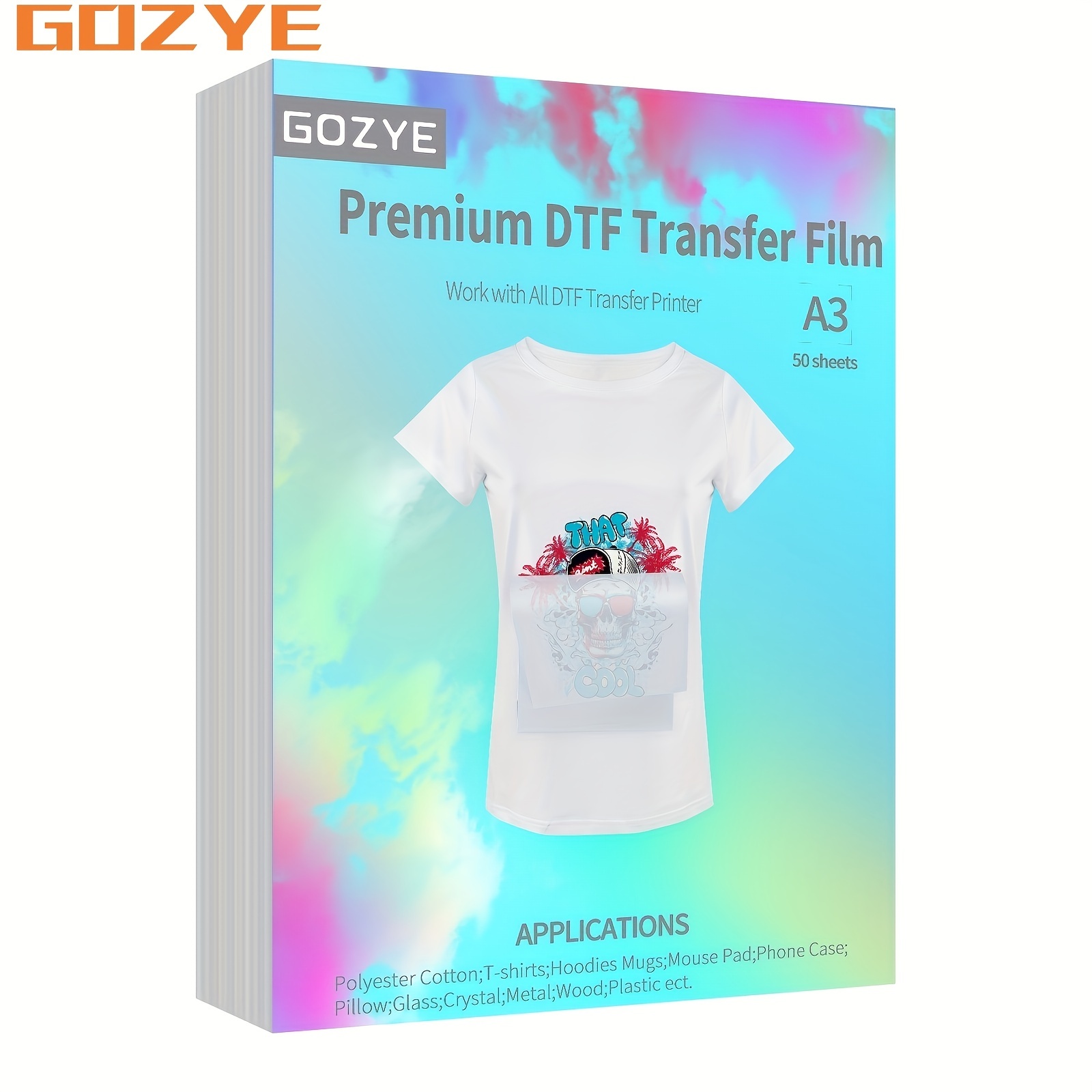 Dtf Transfer Film: A3 Premium Double sided Matte Finish Pet - Temu
