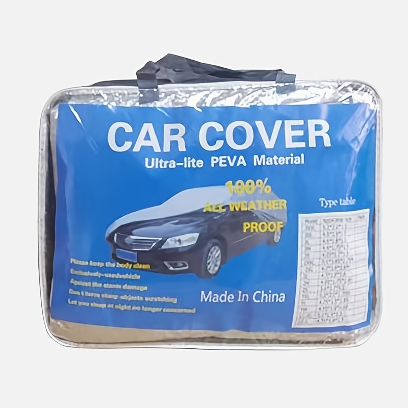 Oxford Cloth Car Cover Plus Velvet Rain Protection Sunscreen - Temu  Australia