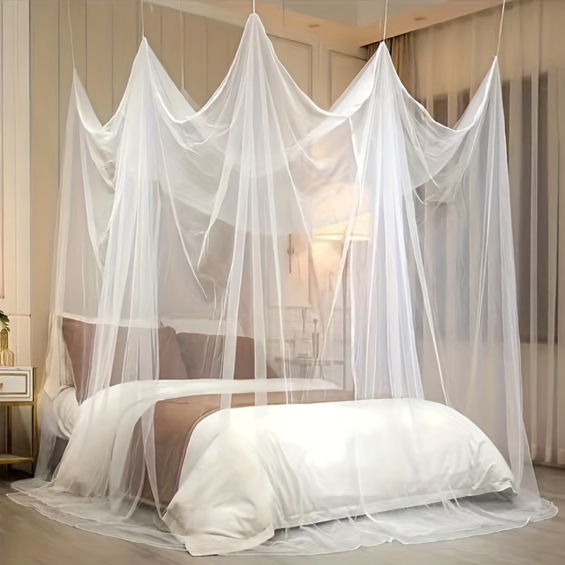 Mosquito Net Single Opening Net Bed Canopy Bedroom Dorm - Temu