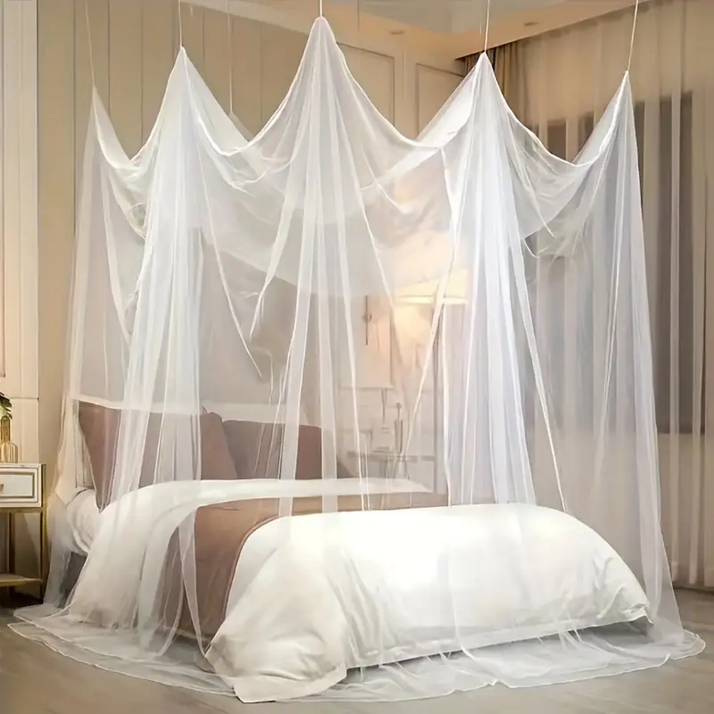 1pc Mosquito Net Bed Canopy, Bedroom, Guest Room, Dormitory Large Mosquito  Net
