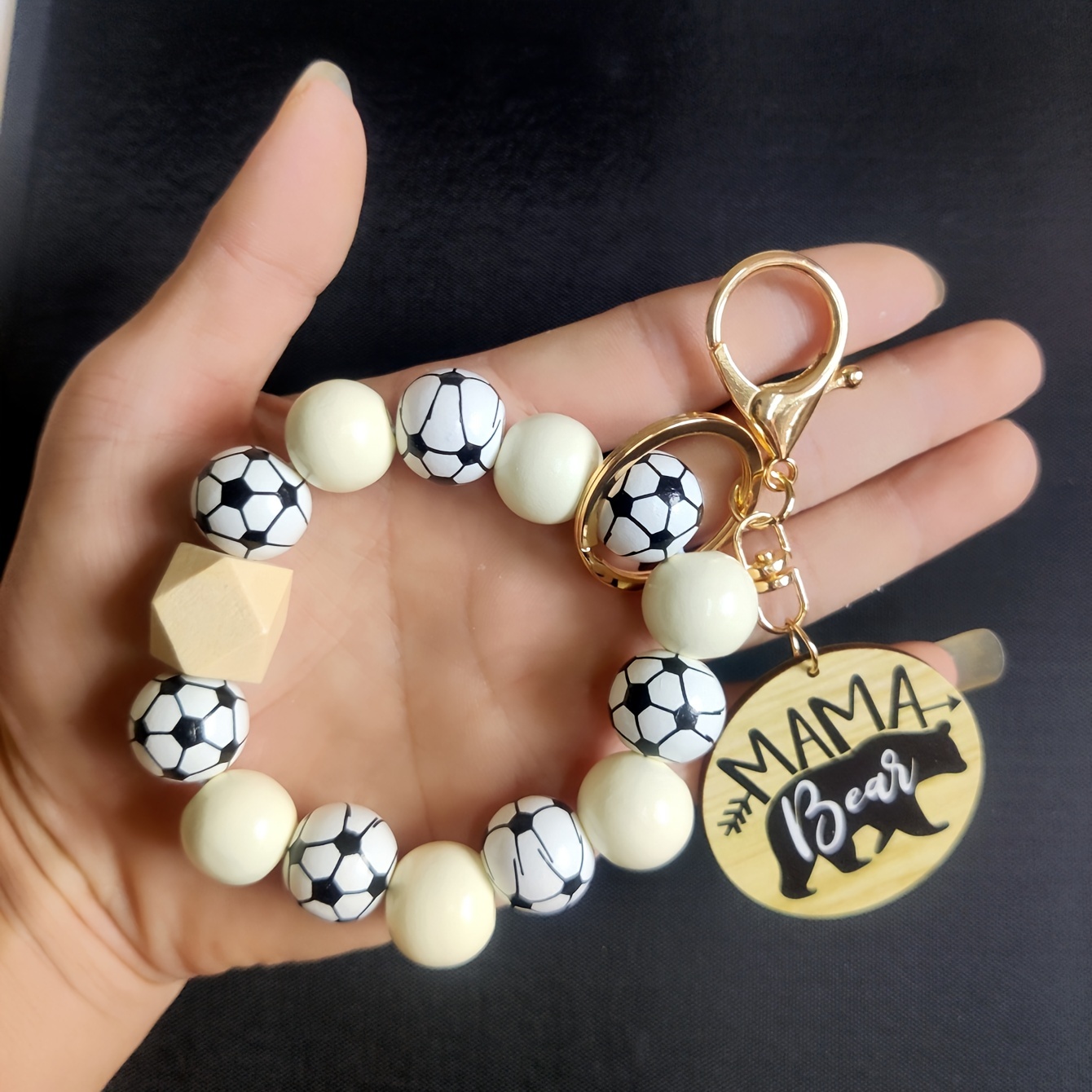 Wooden on sale ball bracelet