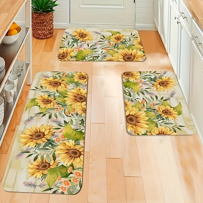 1pc Kitchen Mat Cushioned Anti Fatigue Rug 17.3x28 Waterproof, Non Slip,  Standing and Comfort Desk/Floor Mats for House Sink Office