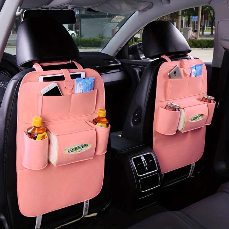 Organisieren Sie Ihren Auto-Rücksitz Mit Auto-Rücksitz-Organizern –  Aufbewahrungstaschen, Trittmatten, Taschentuchbox, Getränkehalter,  Laptop-Tisch Und Auto-Esstablett - Temu Germany