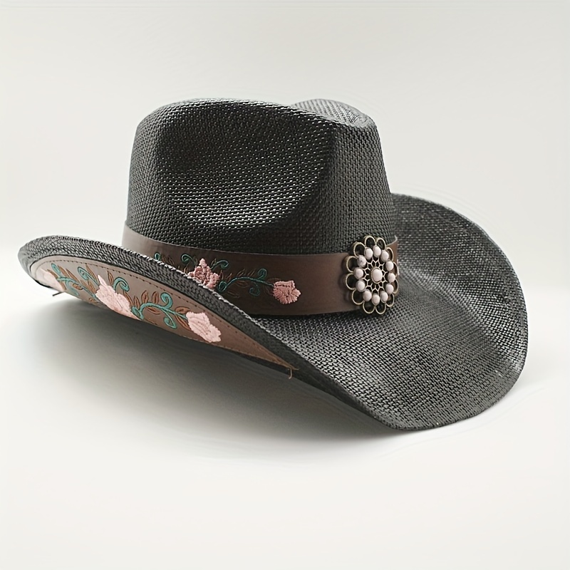 Unisex WESTERN COWBOY Straw Hat Sombrero Vaquero Para Caballero Y Dama 